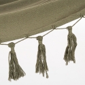 Amaca da giardino stile boho chic in cotone e legno 200x100cm Juan Prezzo