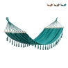 Amaca da giardino stile boho chic in cotone e legno 200x100cm Juan Offerta