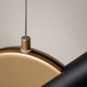 Lampada a sospensione LED moderna con faretto regolabile Maytoni Enigma Misure