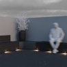 Lampada per esterno faretto a muro rotondo da incasso IP54 Maytoni Bil Catalogo