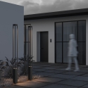 Lampione LED per esterno paletto design moderno 200x11cm Maytoni Elbe Vendita