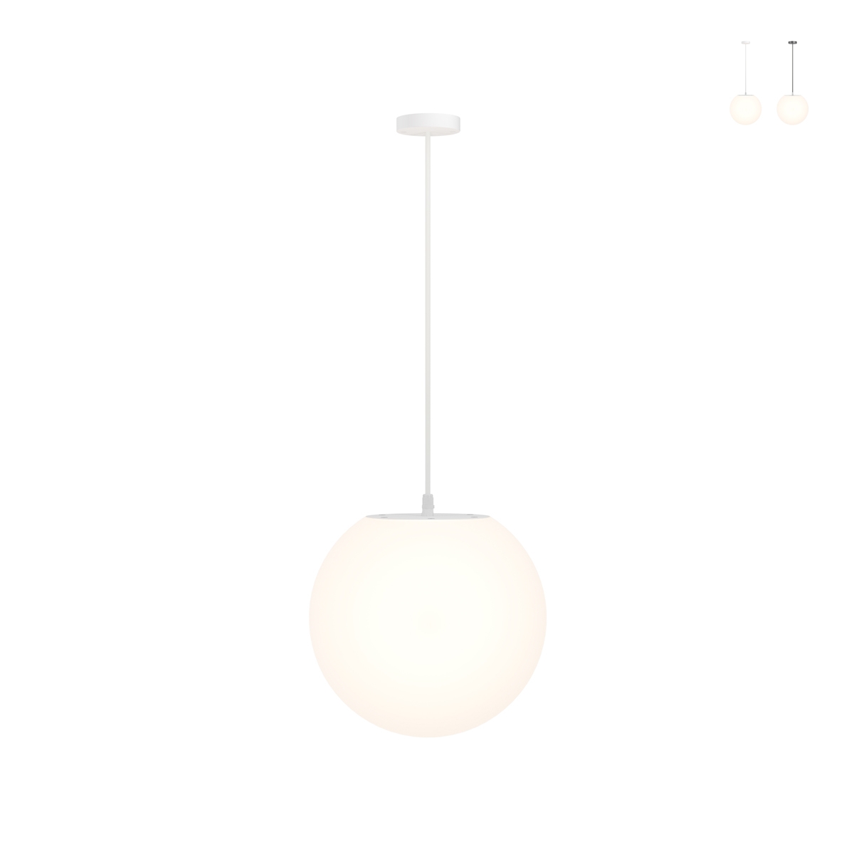 Lampada a sfera moderna a sospensione da esterno giardino Maytoni Erda Promozione