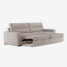 Divano letto 2 posti estraibile moderno 274x97cm Rali Vendita