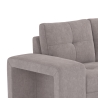 Divano letto 3 posti con penisola destra contenitore e pouf Kava Acquisto