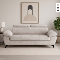 Divano 3 posti moderno di design con poggiatesta regolabile Kira Promozione