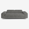 Divano 3 posti di design moderno con poggiatesta regolabile Felon Offerta