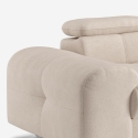 Divano 3 posti di design moderno con poggiatesta regolabile Felon Modello