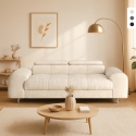 Divano 3 posti di design moderno con poggiatesta regolabile Felon Catalogo
