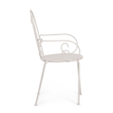 Sedia da giardino esterno impilabile stile shabby chic Bizzotto Etienne Vendita
