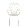 Sedia da giardino esterno impilabile stile shabby chic Bizzotto Etienne 