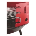 Barbecue a carbonella rotondo in acciaio con griglia regolabile Brava Stock