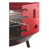 Barbecue a carbonella rotondo in acciaio con griglia regolabile Brava Stock