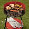 Barbecue a carbonella rotondo in acciaio con griglia regolabile Brava Offerta