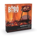Barbecue a carbonella rotondo in acciaio con griglia regolabile Brava Modello