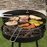 Barbecue a carbonella con griglia regolabile rotonda Ø 38cm Grato Vendita