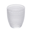Set 6 bicchieri acqua in vetro decorato 325ml Roma Offerta