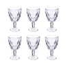 Set 6 calici 340 ml in vetro trasparente Elizabeth Promozione