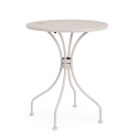 Tavolo da giardino rotondo 60cm vintage shabby chic Bizzotto Lizette 