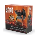 Barbecue a carbonella BBQ rotondo in acciaio con coperchio e ruote Torka Scelta