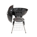 Barbecue a carbonella BBQ rotondo in acciaio con coperchio e ruote Torka Promozione