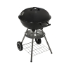 Barbecue a carbonella BBQ rotondo in acciaio con coperchio e ruote Torka Catalogo