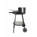 Pipra barbecue a carbonella rotondo con griglia Ø 48cm regolabile e ruote Catalogo
