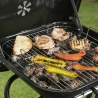 Barbecue a carbonella bbq con ruote e coperchio 49x83x47cm Toska Vendita