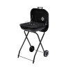 Barbecue a carbonella bbq con ruote e coperchio 49x83x47cm Toska Promozione