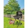 Barbecue a carbonella bbq con ruote e coperchio 49x83x47cm Toska Offerta