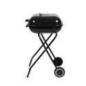 Barbecue a carbonella bbq con ruote e coperchio 49x83x47cm Toska Saldi