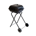 Barbecue a carbonella bbq con ruote e coperchio 49x83x47cm Toska Catalogo