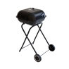 Barbecue a carbonella bbq con ruote e coperchio 49x83x47cm Toska Catalogo