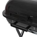 Barbecue a carbonella bbq con ruote e coperchio 49x83x47cm Toska Stock