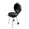 Barbecue a carbonella bbq rotondo Ø57x90cm con ruote e coperchio Seara Promozione