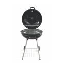 Barbecue a carbonella bbq rotondo Ø57x90cm con ruote e coperchio Seara Sconti