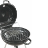 Barbecue a carbonella bbq rotondo Ø57x90cm con ruote e coperchio Seara Scelta