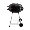 Barbecue a carbonella bbq rotondo Ø57x90cm con ruote e coperchio Seara Modello