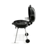 Barbecue a carbonella bbq rotondo Ø57x90cm con ruote e coperchio Seara Caratteristiche