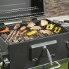 Barbecue a carbonella con coperchio griglia regolabile e ruote Grilla Vendita