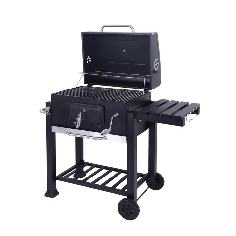 Barbecue a carbonella con coperchio griglia regolabile e ruote Grilla Promozione