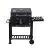Barbecue a carbonella con coperchio griglia regolabile e ruote Grilla Saldi