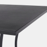 Tavolo da esterno quadrato in acciaio 70x70x71cm Bizzotto Kelsie Sconti