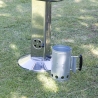 Accendi carbonella ciminiera per barbecue BBQ con manico Gruno Vendita