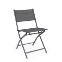 Set 4 sedie pieghevoli da esterno giardino in textilene Bizzotto Martinez Sconti