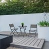Set 4 sedie pieghevoli da esterno giardino in textilene Bizzotto Martinez Vendita
