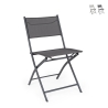Set 4 sedie pieghevoli da esterno giardino in textilene Bizzotto Martinez Promozione