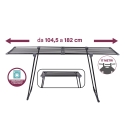Stendino estensibile interno esterno metallo 17m nero Laundry Catalogo