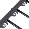Stendino estensibile interno esterno metallo 17m nero Laundry Sconti