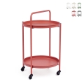 Carrello portavivande pieghevole per esterno giardino Austin Twin Promozione