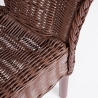 Sedia poltrona da esterno giardino in rattan intrecciato Bizzotto Alliss Costo